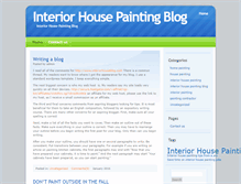 Tablet Screenshot of interiorhousepaintingblog.com